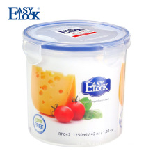Eco Friendly BPA Free Cookie Plastic Food Container Jars with lid